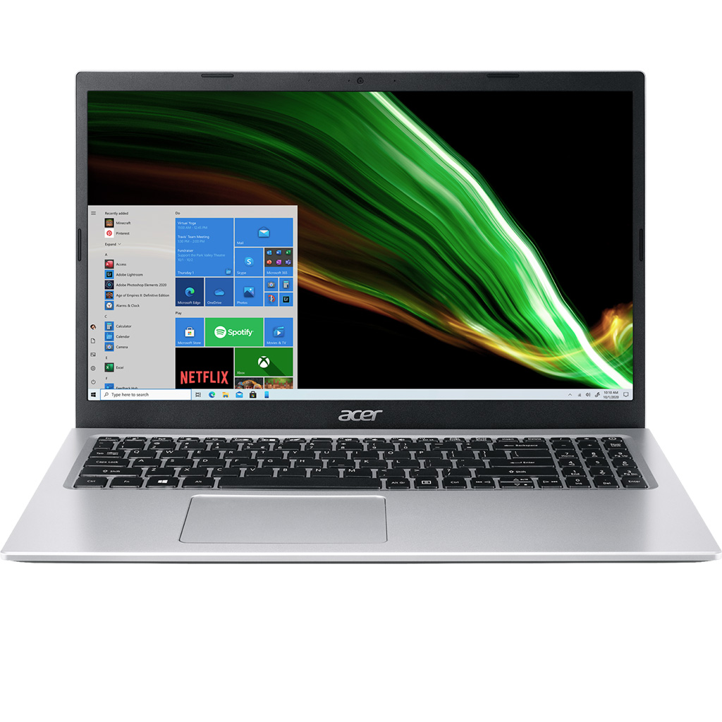 Laptop Acer Aspire 3 A315-58-59LY i5-1135G7 (NX.ADDSV.00G) mặt chính diện