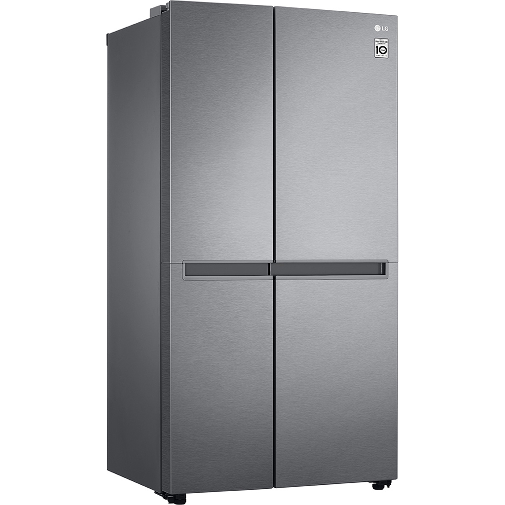 Tủ lạnh LG Inverter 649 lít GR-B257JDS mặt nghiêng trái