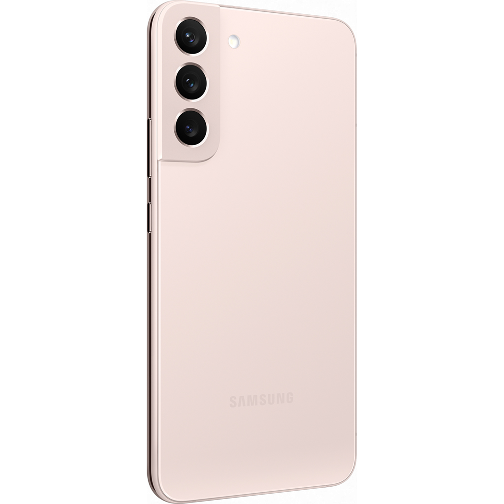 Điện thoại Samsung S22 Plus 8GB/128GB Hồng mặt lưng nghiêng trái