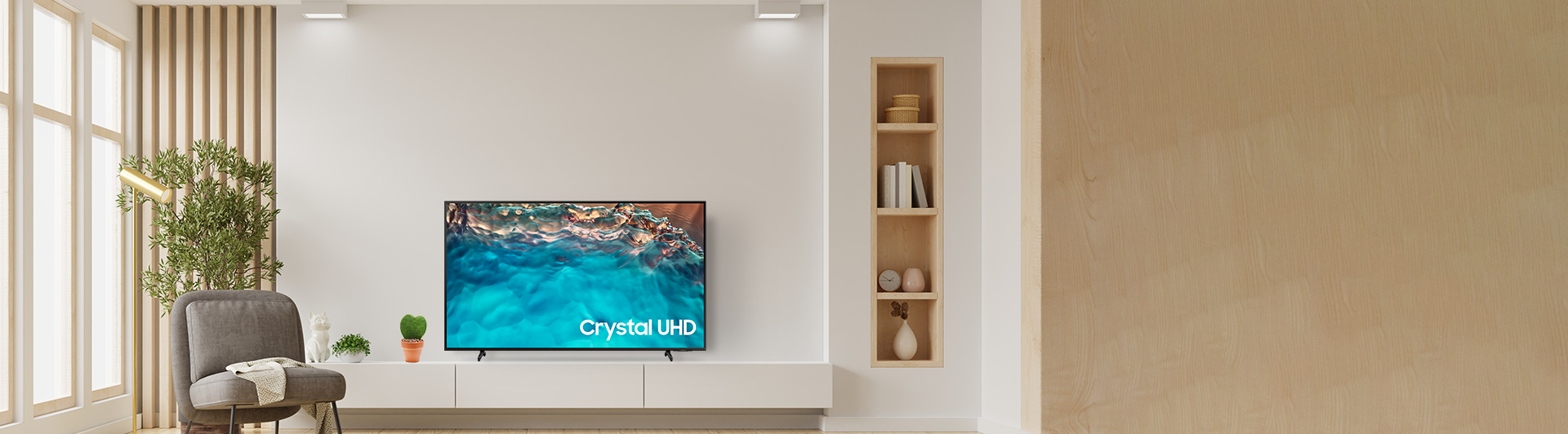 Smart Tivi Crystal Samsung UHD 4K 75 inch UA75BU8000KXXV