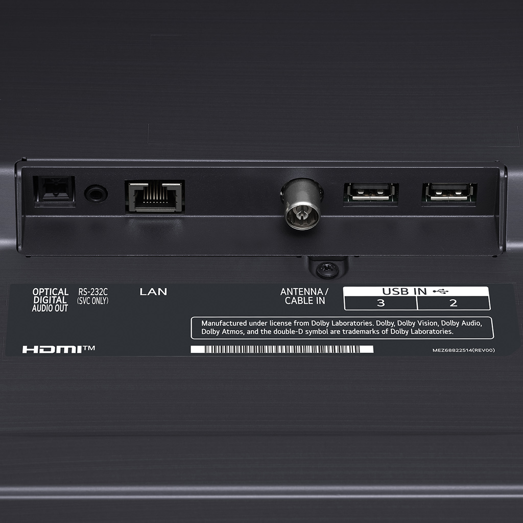 Smart Tivi QNED LG 4K 50 inch 50QNED80SQA cổng kết nối