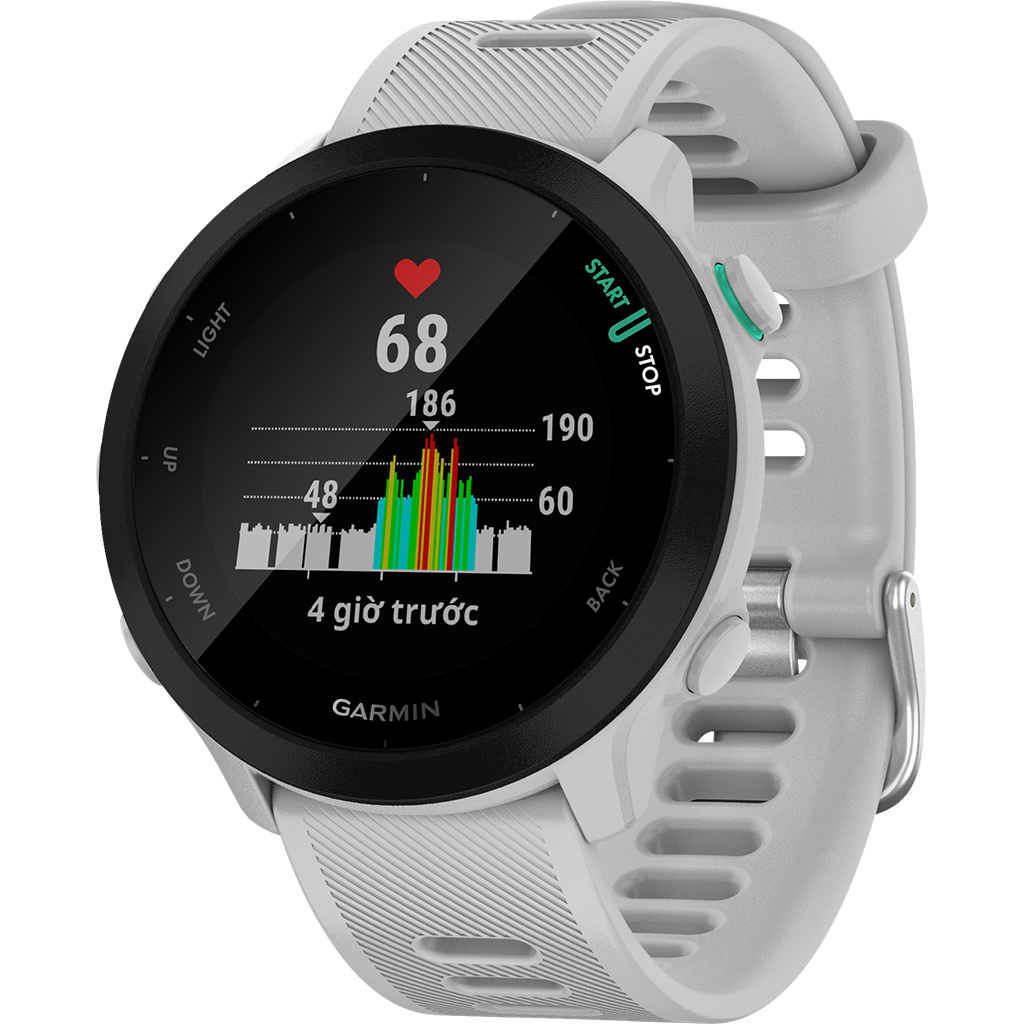 Đồng hồ Garmin Forerunner 55 Đá Trắng