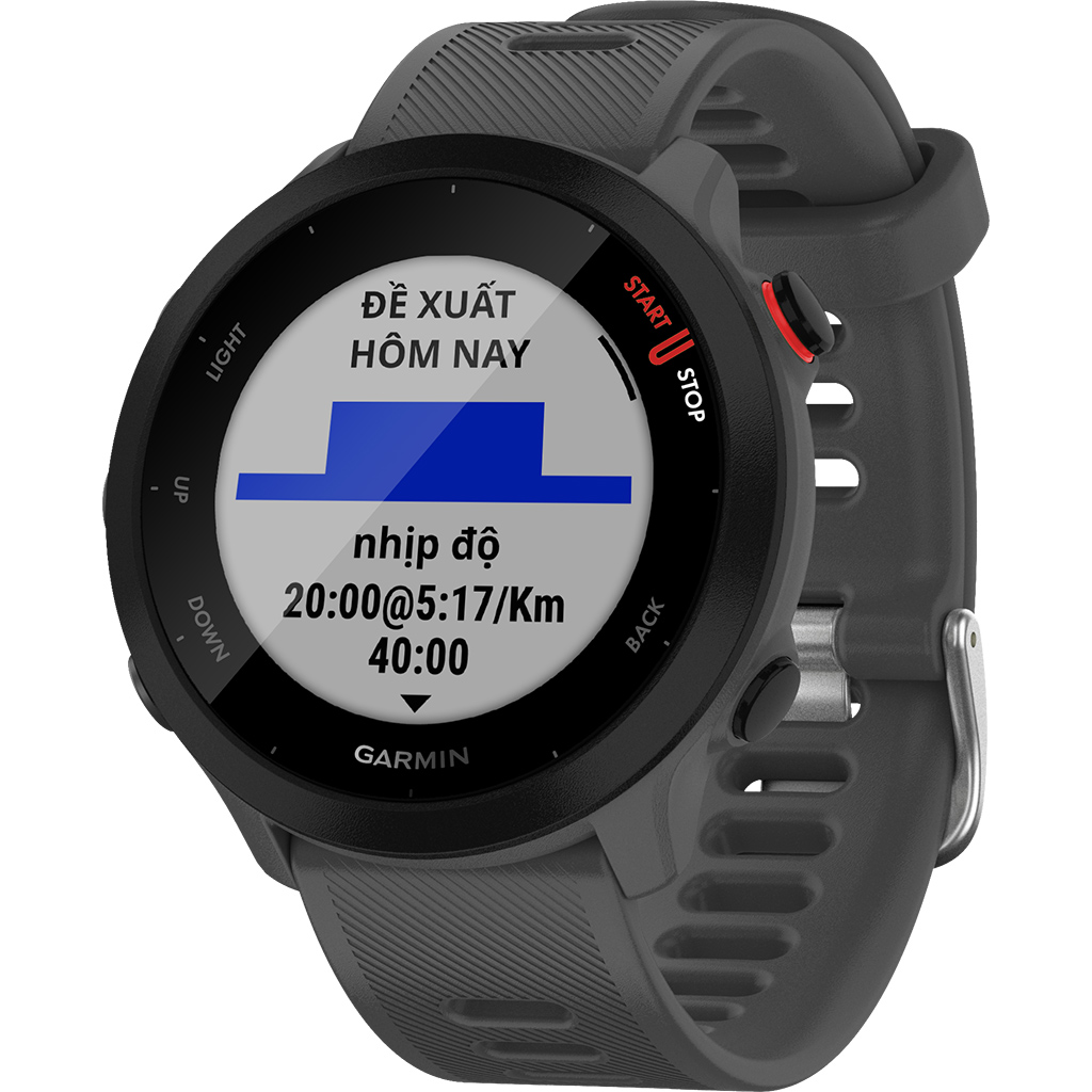 Đồng hồ Garmin Forerunner 55 Xám Monterra