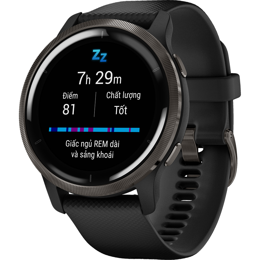 Đồng hồ Garmin Venu 2 45mm Đen Phiến