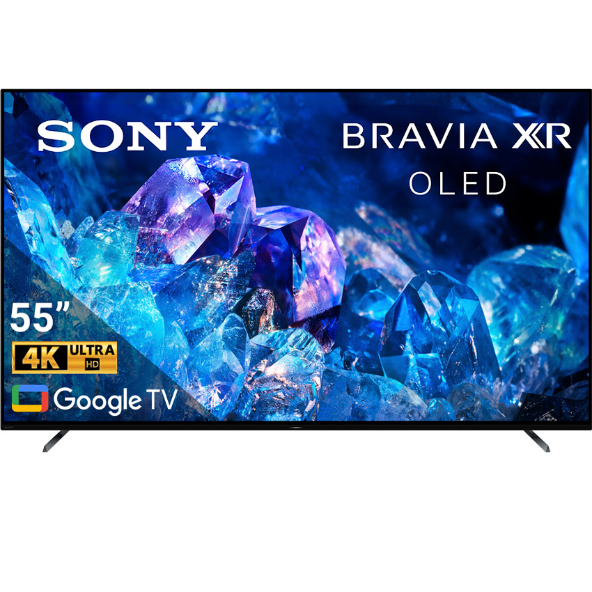 Google Tivi OLED Sony 4K 55 inch XR-55A80K mặt chính diện
