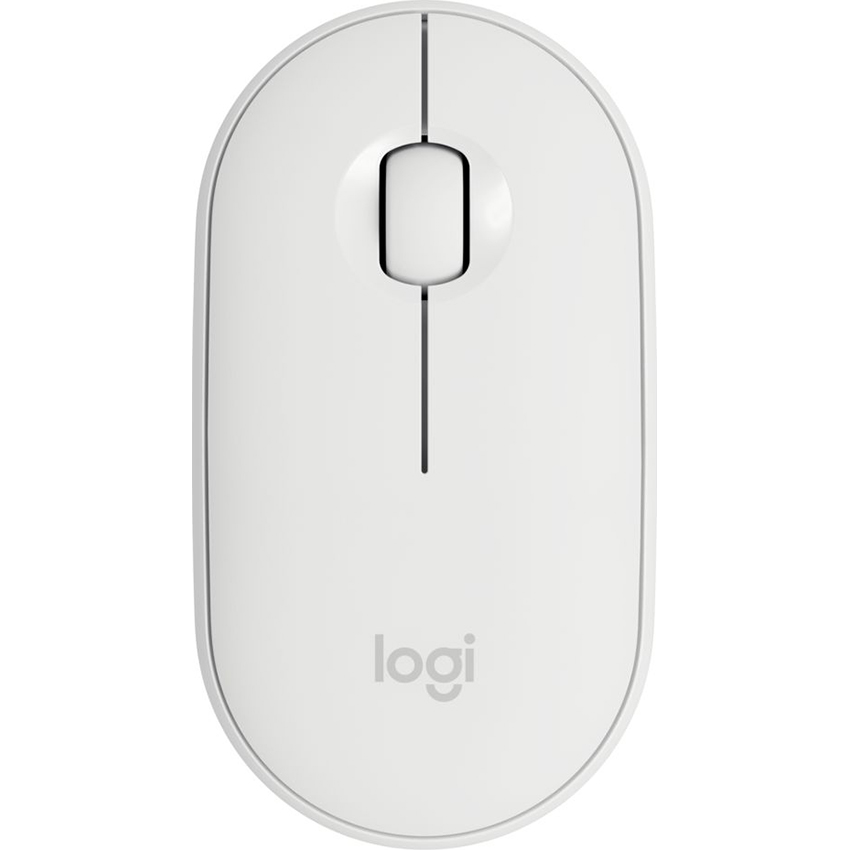 Chuột Logitech Pebble M350 Wireless/Bluetooth Trắng (910-005600)