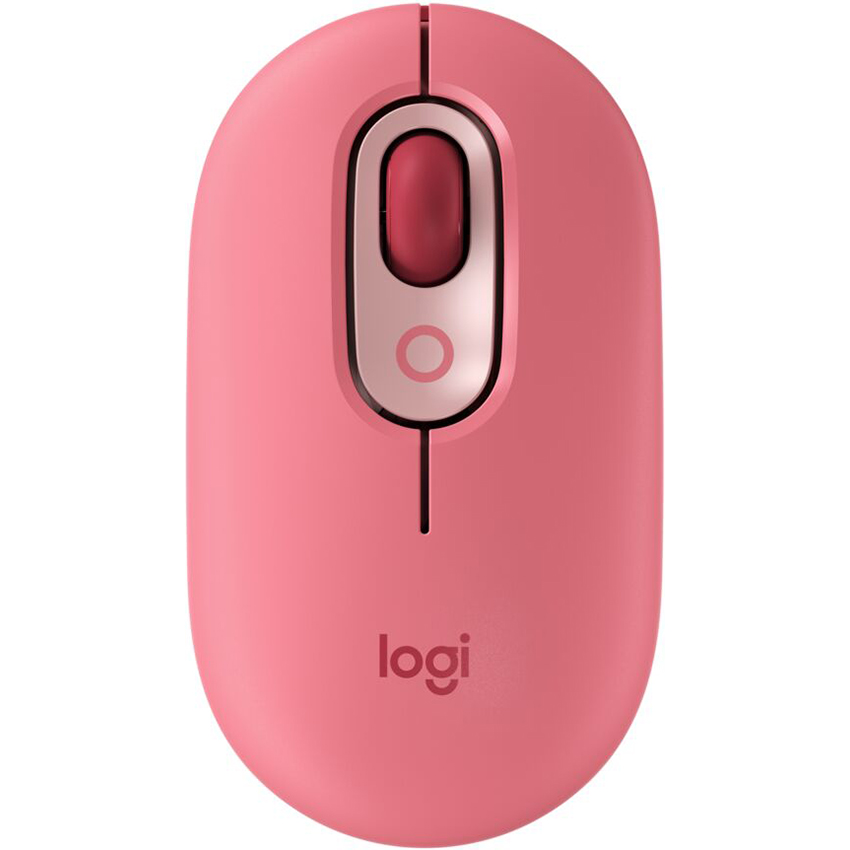 Chuột không dây Logitech POP Emoji Hồng (910-006516)