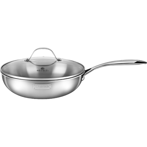 Chảo Xào Inox 3 Đáy Elmich Tri - Max 26Cm El - 3796