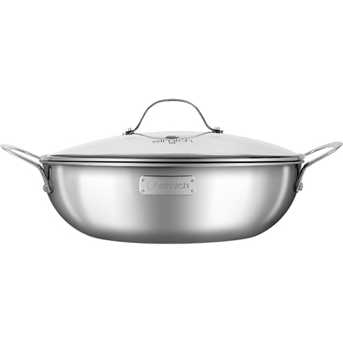 Chảo Xào Inox 3 Đáy Elmich Tri - Max 28Cm El - 3797