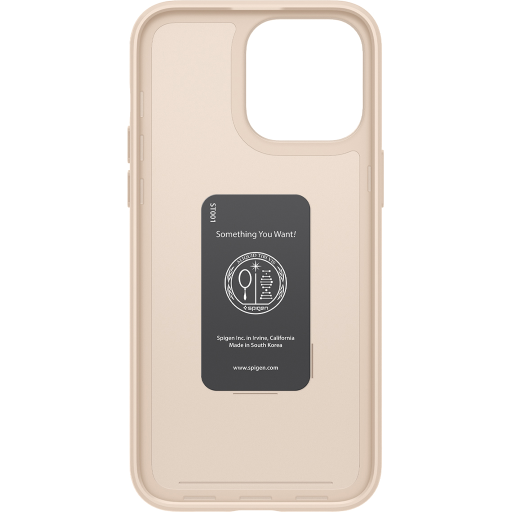 Ốp Lưng Iphone 14 Pro Spigen Thin Fit Sand Beige