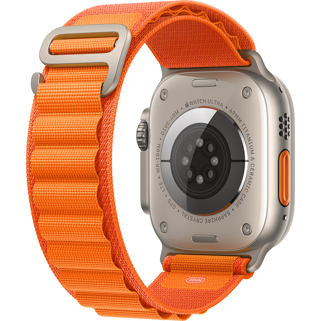 Apple Watch Ultra LTE 49mm viền Titanium Orange Alpine Loop size S ...