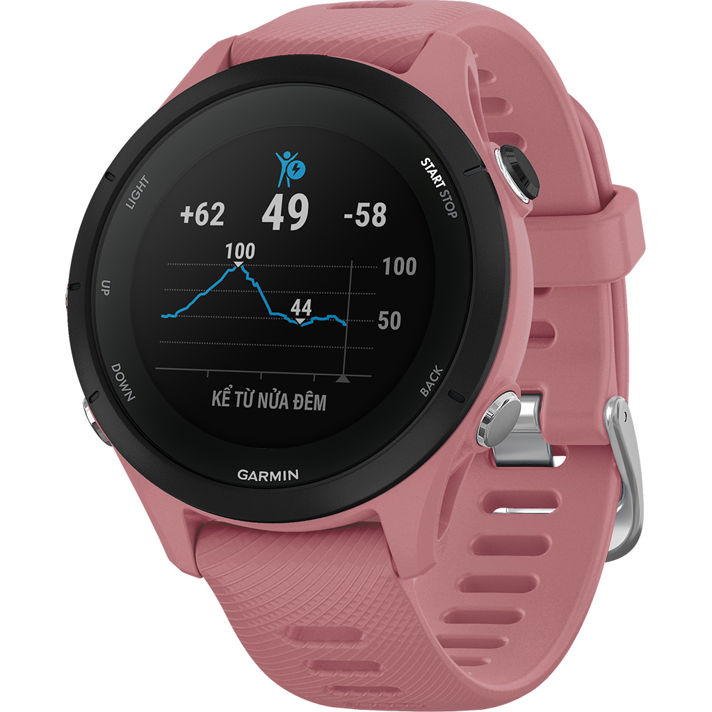 Đồng hồ thông minh Garmin Forerunner 255S, GPS, Hồng phấn