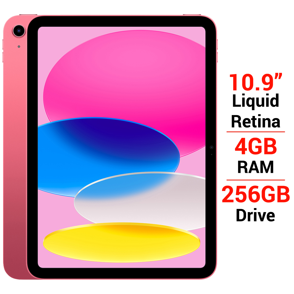 iPad Gen 10 Wifi 256GB 10.9 inch MPQC3ZA/A Hồng (2022)