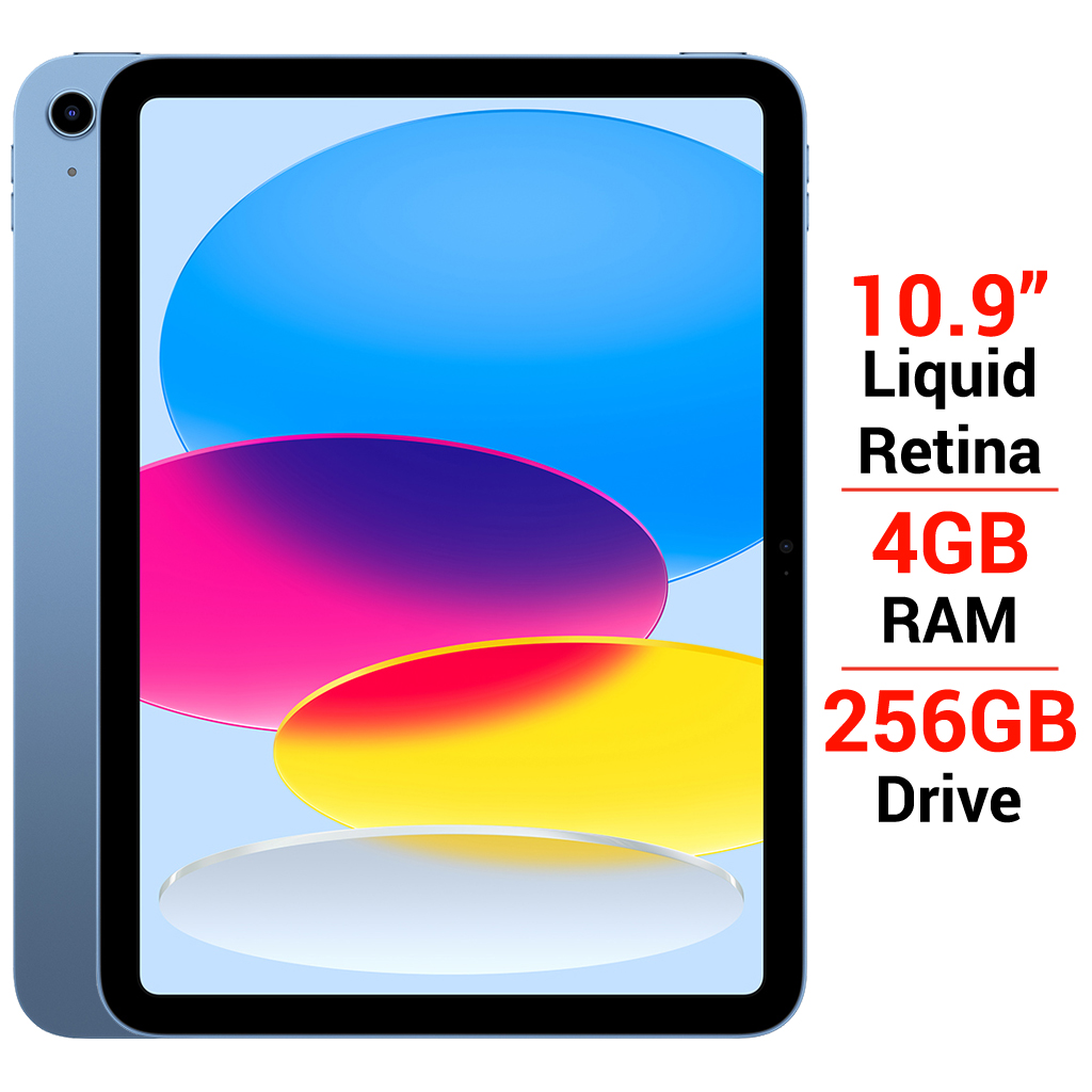 iPad Gen 10 Wifi 256GB 10.9 inch MPQ93ZA/A Xanh (2022)