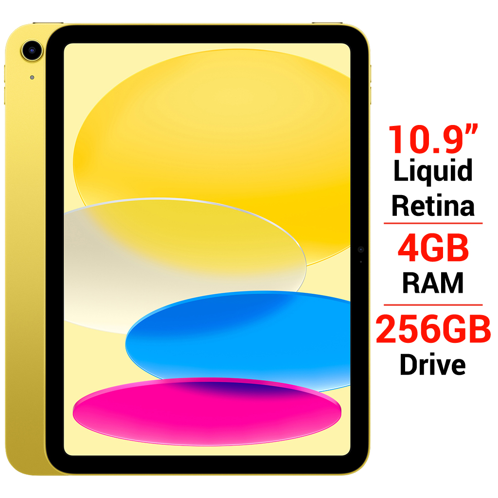 iPad Gen 10 Wifi 256GB 10.9 inch MPQA3ZA/A Vàng (2022)