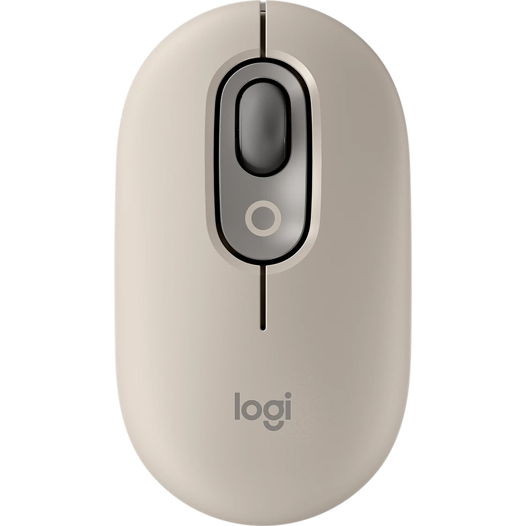 Chuột không dây Logitech POP Emoji Xám (910-006622)