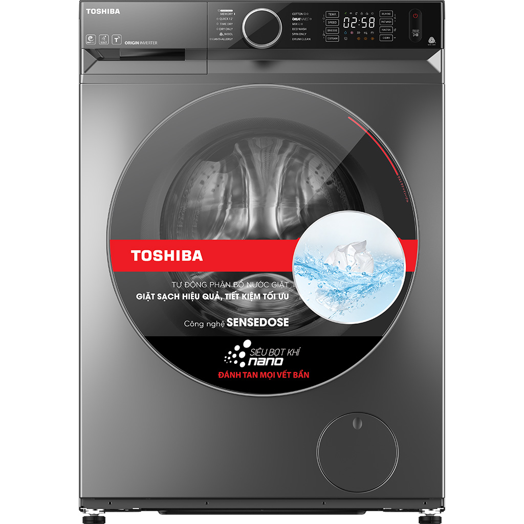 Máy Giặt Sấy Toshiba Twd - Bm115Gf4V(Sk) 10.5/7Kg