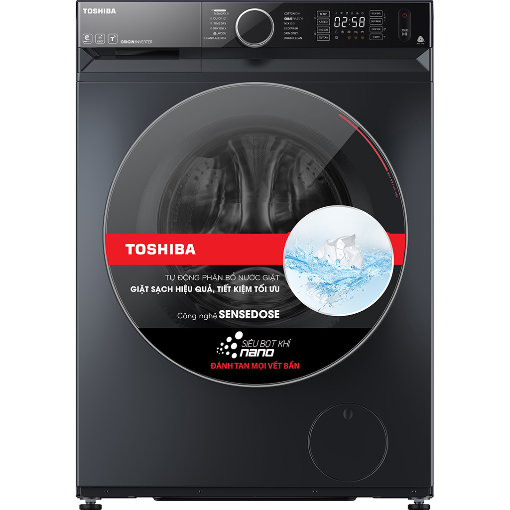 Máy Giặt Sấy Toshiba Twd - Bm135Gf4V(Mg) 12.5/8Kg