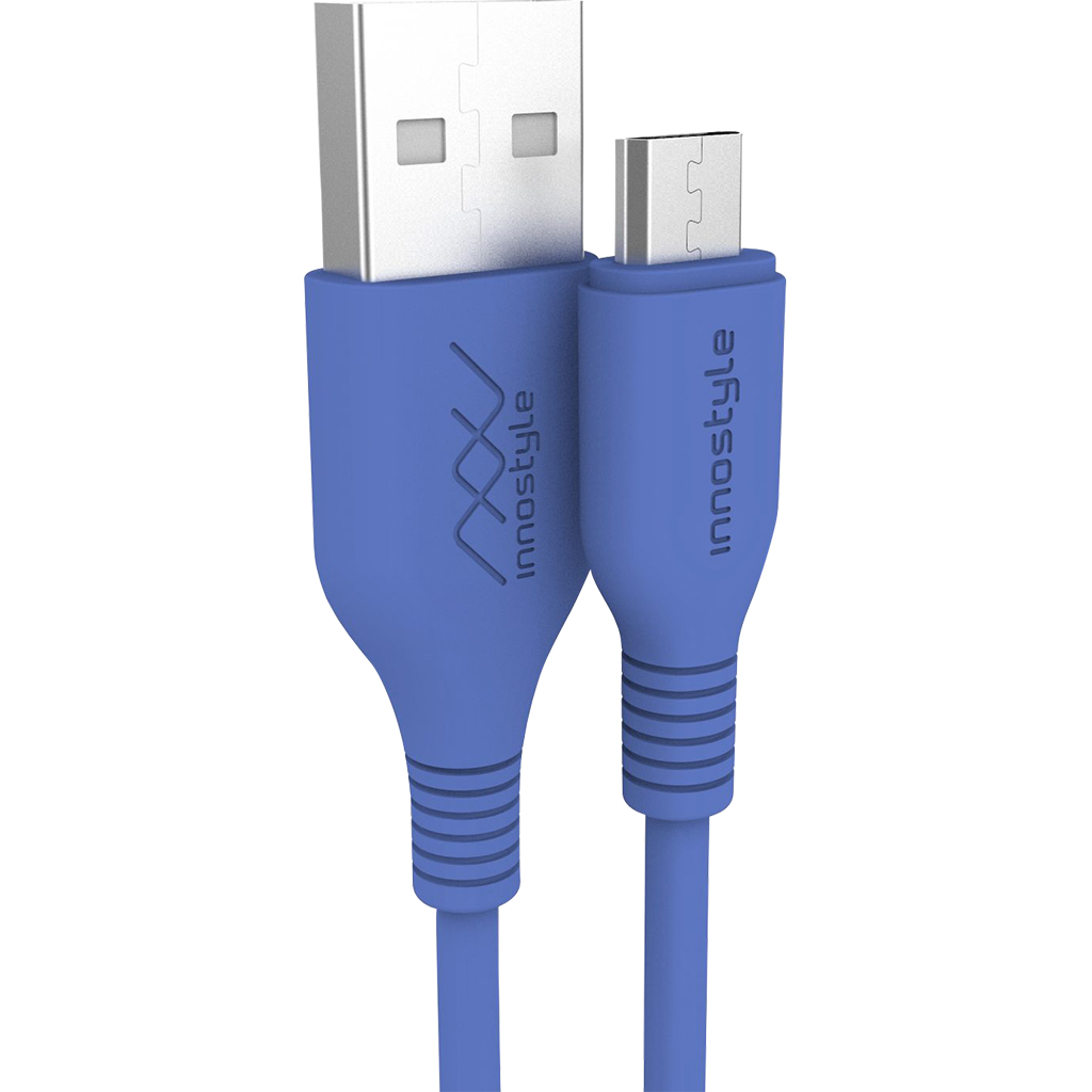 Cáp sạc Innostyle Jazzy USB-A to Micro J_IAB120 Xanh Dương