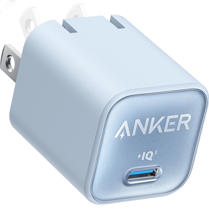 Củ sạc Anker 511 Nano 3 1C 30W A2147 Xanh Dương