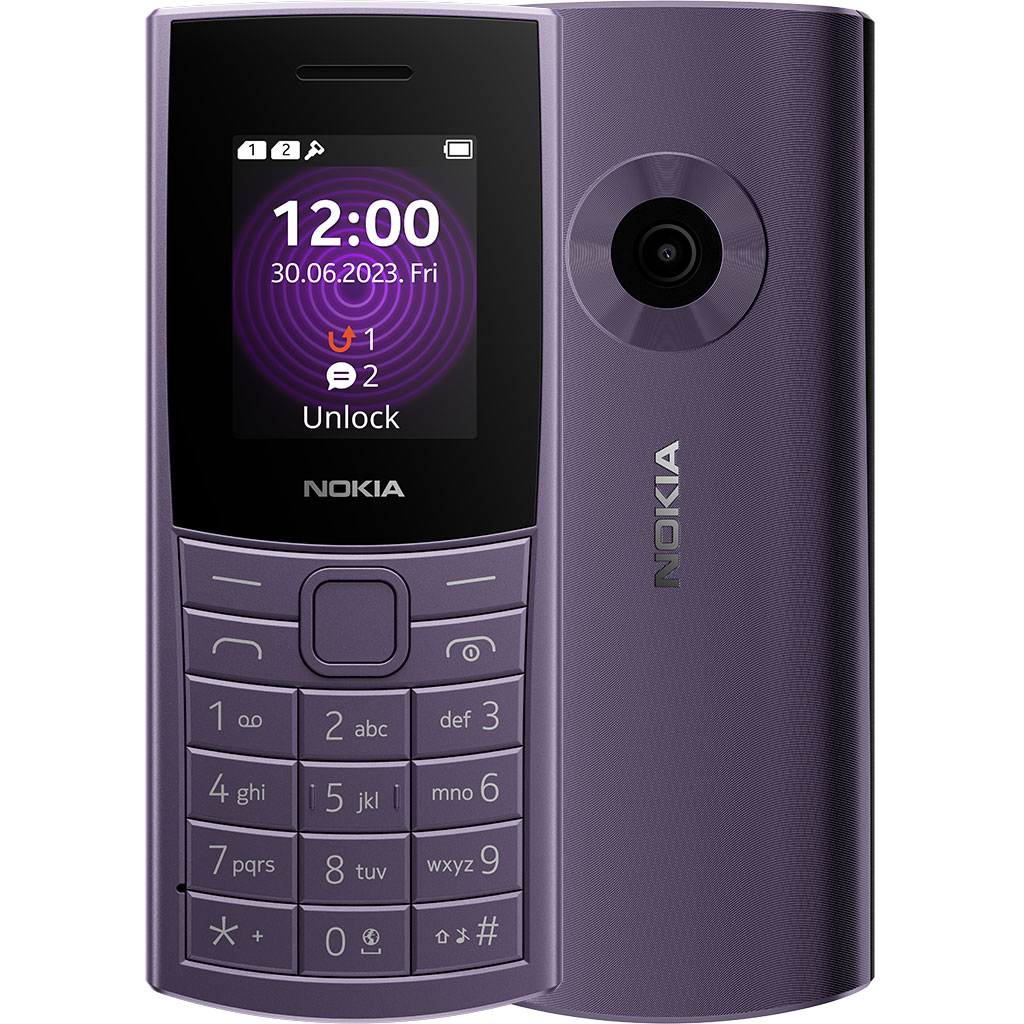 Nokia N105 Single Sim 2017 (White)- 1.8Inch/ 1 Sim