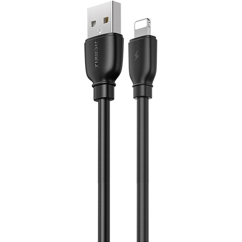 Cáp sạc nhanh Remax USB to Lightning RC-138i Đen