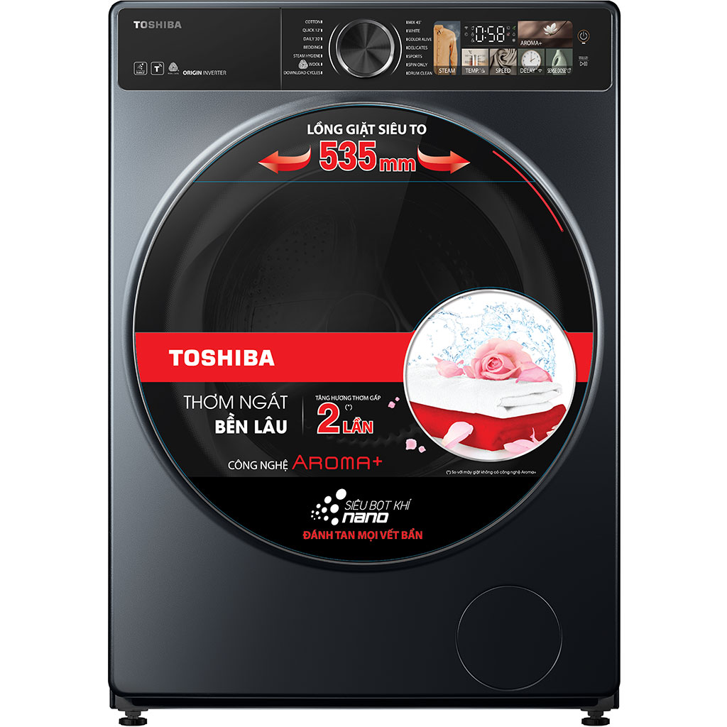 Máy Giặt Toshiba Inverter 10.5 Kg Tw - T25Bzu115Mwv(Mg)