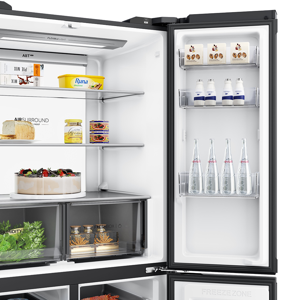 Tủ lạnh Aqua inverter Multi Door AQR-M727XA(GS)U1