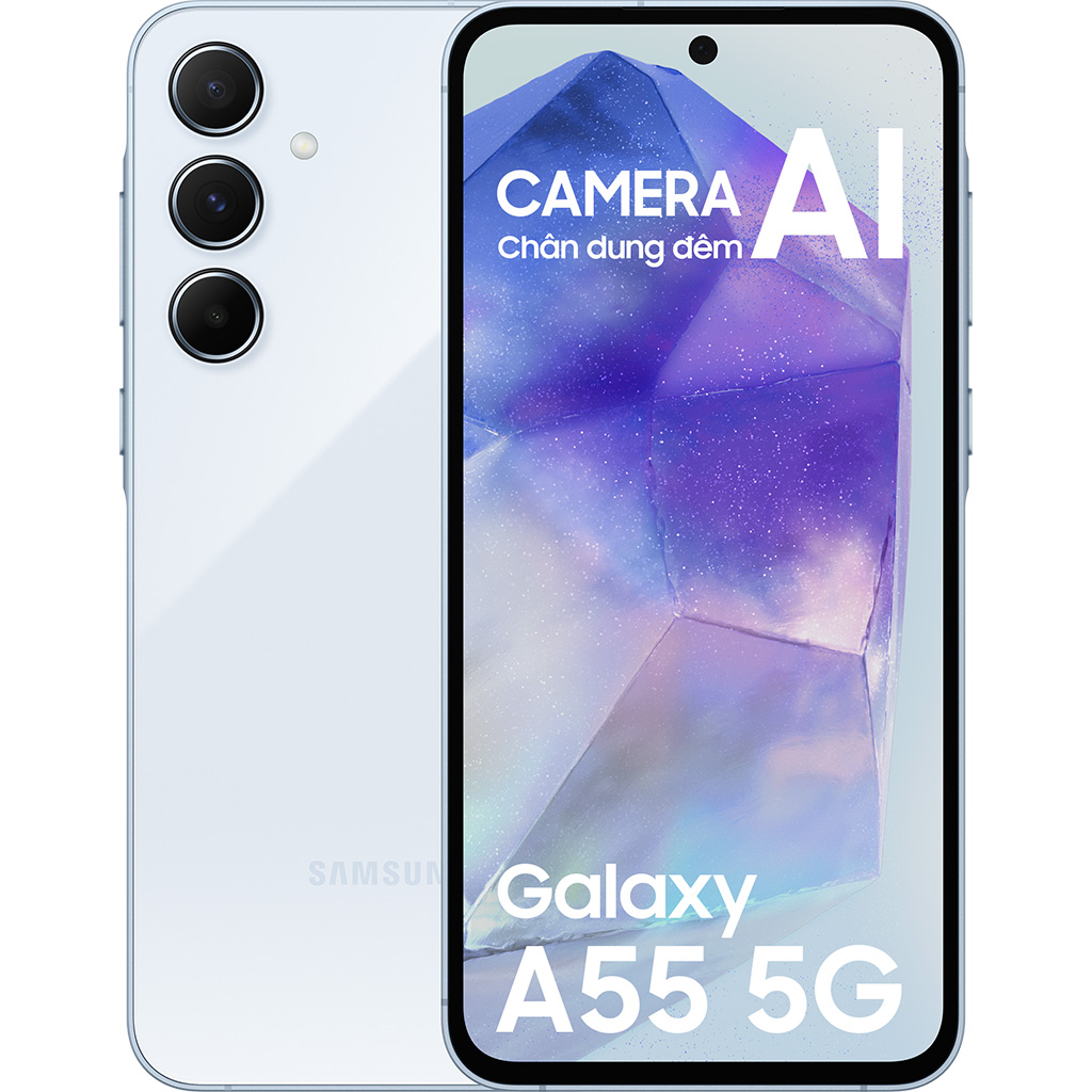 Điện thoại Samsung Galaxy A55 5G 8GB/128GB Xanh nhạt