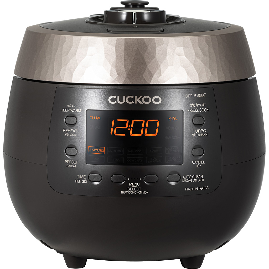 Nồi Cơm Điện Tử Áp Suất Cuckoo 1.8 Lít Crp - R1000F/Bkgbcrvncv