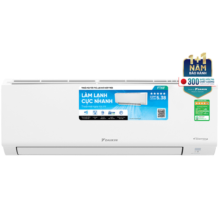 Máy Lạnh Daikin Inverter 2 Hp Ftkf50Yvmv/Rkf50Yvmv