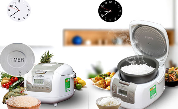 Nồi cơm điện Toshiba RC 10NMFVN(WT) hẹn giờ nấu tiện lợi