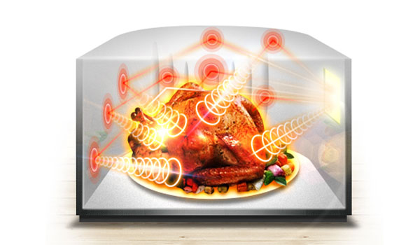 Lò vi sóng LG MS2324D ham nóng hay rã đông đều