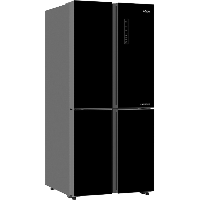 Tủ lạnh Aqua Inverter 456 lít AQR-IG525AM (GB) mặt nghiêng phải