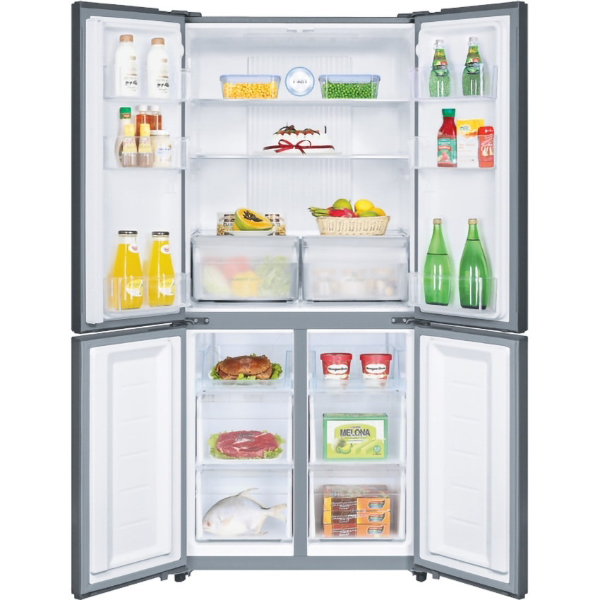 Tủ lạnh Aqua Inverter 456 lít AQR-IG525AM (GB) tủ mở