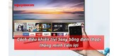 điều khiển tivi Sony bằng điện thoại