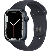 Apple Watch S7 GPS 45mm viền nhôm dây cao su Đen