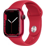 Apple Watch S7 GPS 41mm viền nhôm dây cao su Đỏ