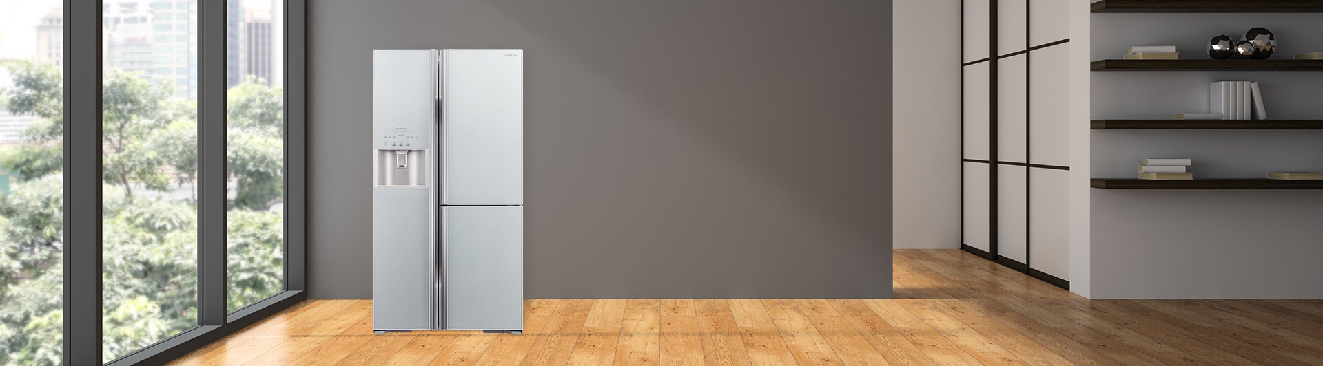 Tủ lạnh Hitachi Inverter 584 lít R-FM800GPGV2 (GS)