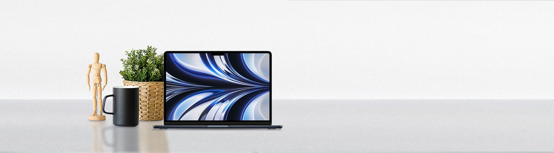 Laptop Macbook Air M2 2022 8GB/256GB/8 Core GPU MLY33SA/A Xanh Đen