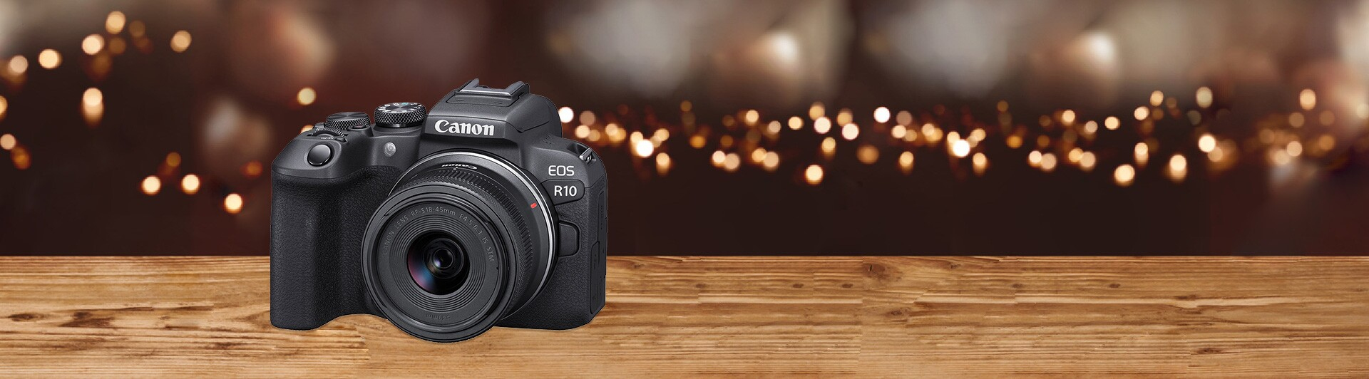 Máy ảnh Canon EOS R10 Kit 18-45mm STM Đen