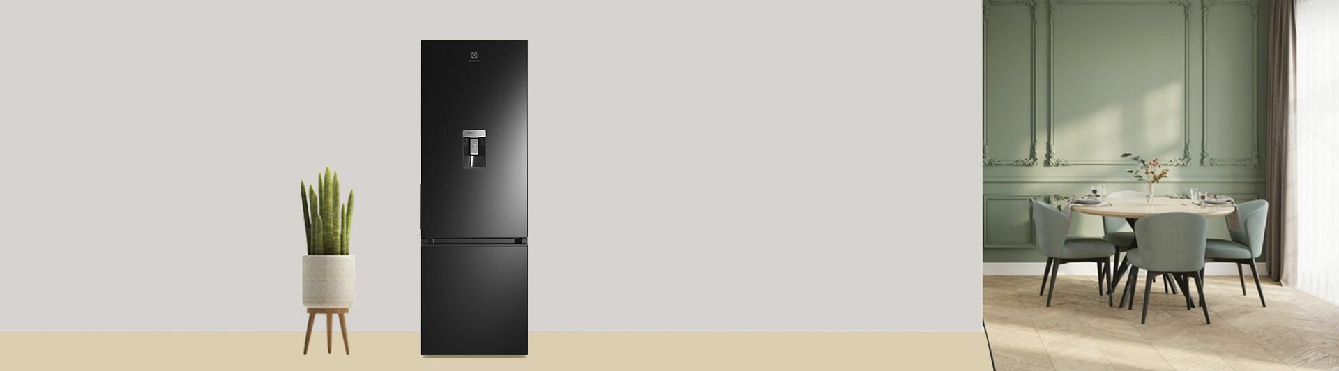 Tủ lạnh Electrolux Inverter 335 lít EBB3742M-H