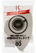 Giấy thấm lọc Coffee Filter 185mm x 114mm (80 tờ/túi) màu trắng