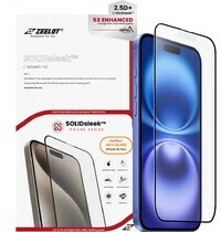 Miếng dán cường lực chống vân tay Zeelot (2.5D+) Solidsleek cho Iphone 16 Plus
