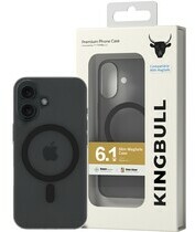 Ốp lưng Mipow Premium Slim Case cho iPhone 16 Black Matt + Black Magsafe