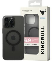 Ốp lưng Mipow Premium Slim Case cho iPhone 16 Promax Black Matt + Black Magsafe