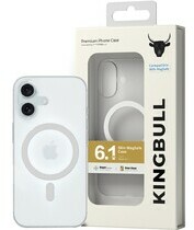 Ốp lưng Mipow Premium Slim Case cho iPhone 16 White Matt + White Magsafe