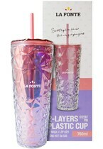 Ly nhựa 2 lớp La Fonte 760 ml (012287)