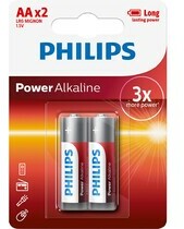 Pin AA 2 viên Alkaline Philips LR6P2B/97