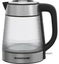 Bình đun siêu tốc thủy tinh Sunhouse 1.8 lít SHD1220